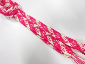 未使用品　正絹　手組帯締め